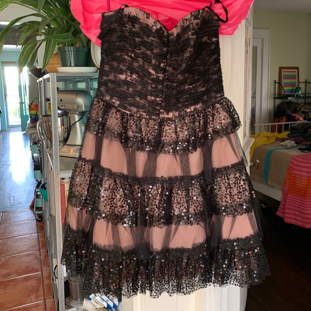 Betsey Johnson Cocktail/Party dress and handbag.